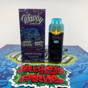 WAVY EXTRACTS 2 GRAM FLIP PREMIUM LIVE RESIN + LIQUID DIAMONDS
