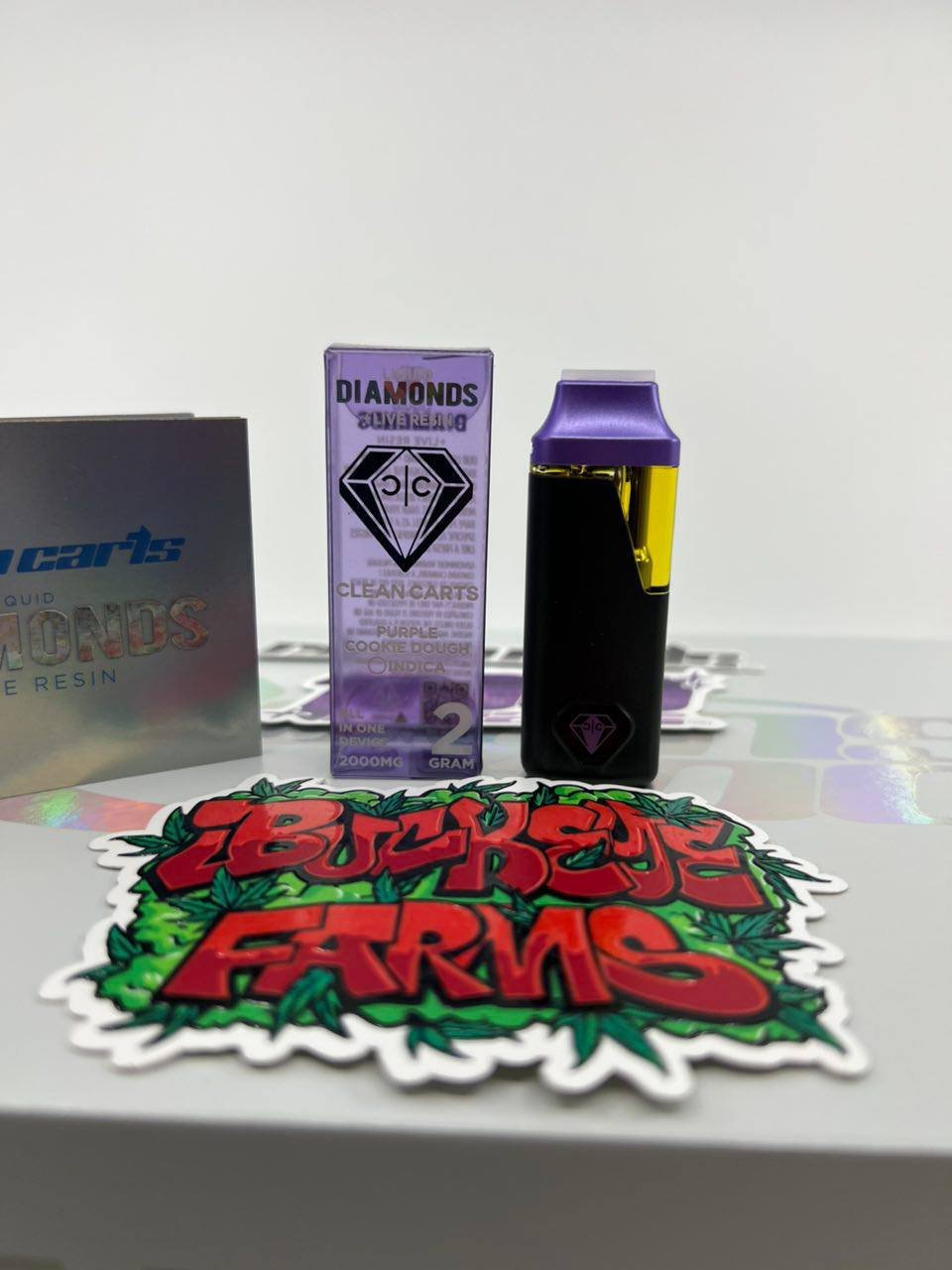 NEW CLEAN CARTS 2 GRAM LIQUID DIAMONDS + LIVE RESIN DISPOSABLES –